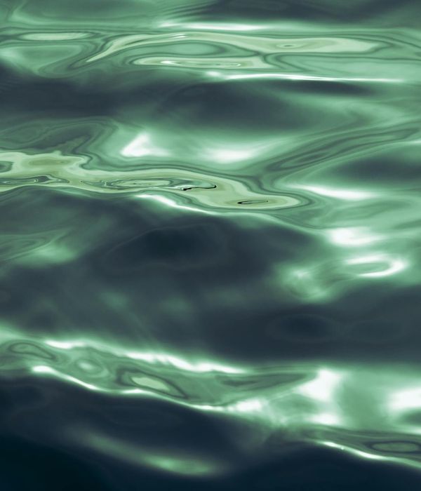 Abstract glowing green light representing lifestyle wellness flow